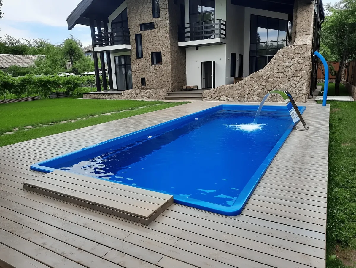 Композитный бассейн Laguna 9 — вид сверху в Пскове